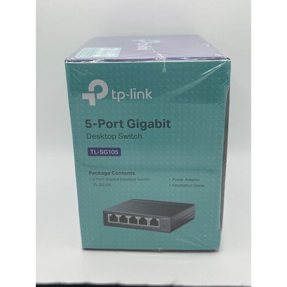 TP-Link TL-SG105 5-Port Gigabit Ethernet 1000Mbps Desktop Switch - Picture 4 of 7